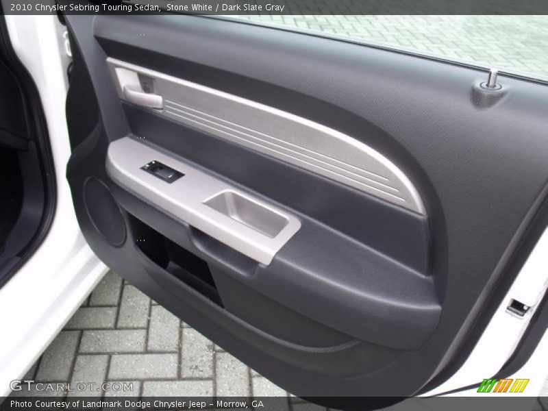 Stone White / Dark Slate Gray 2010 Chrysler Sebring Touring Sedan