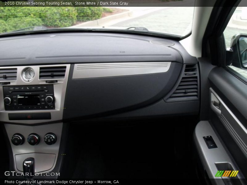 Stone White / Dark Slate Gray 2010 Chrysler Sebring Touring Sedan