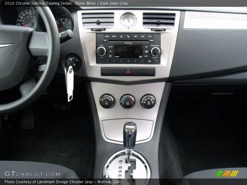 Stone White / Dark Slate Gray 2010 Chrysler Sebring Touring Sedan