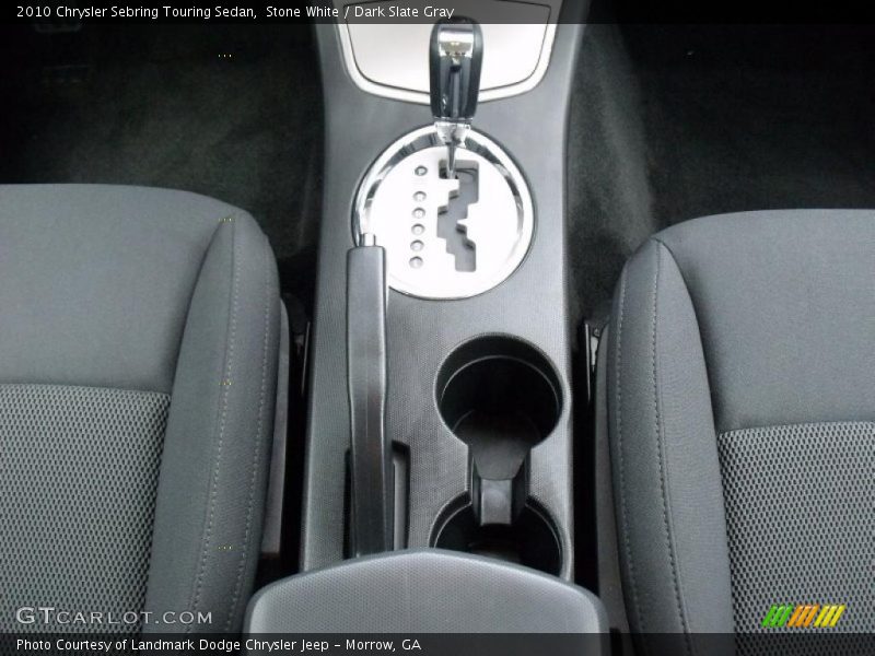 Stone White / Dark Slate Gray 2010 Chrysler Sebring Touring Sedan
