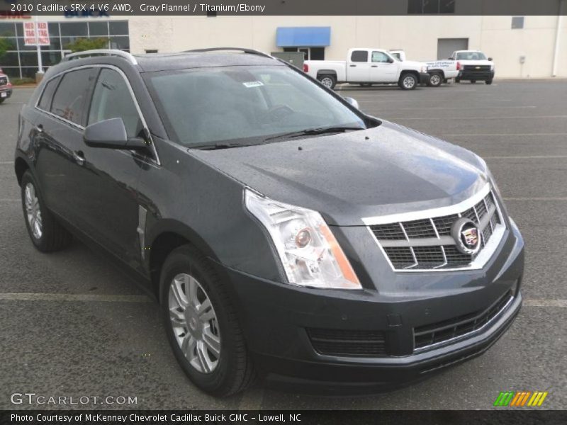 Gray Flannel / Titanium/Ebony 2010 Cadillac SRX 4 V6 AWD