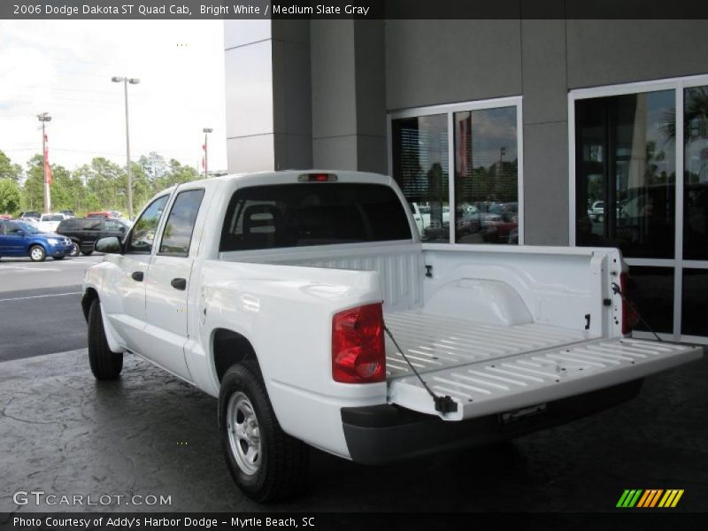 Bright White / Medium Slate Gray 2006 Dodge Dakota ST Quad Cab