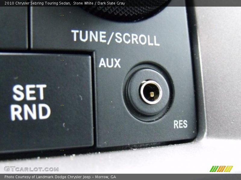 Stone White / Dark Slate Gray 2010 Chrysler Sebring Touring Sedan