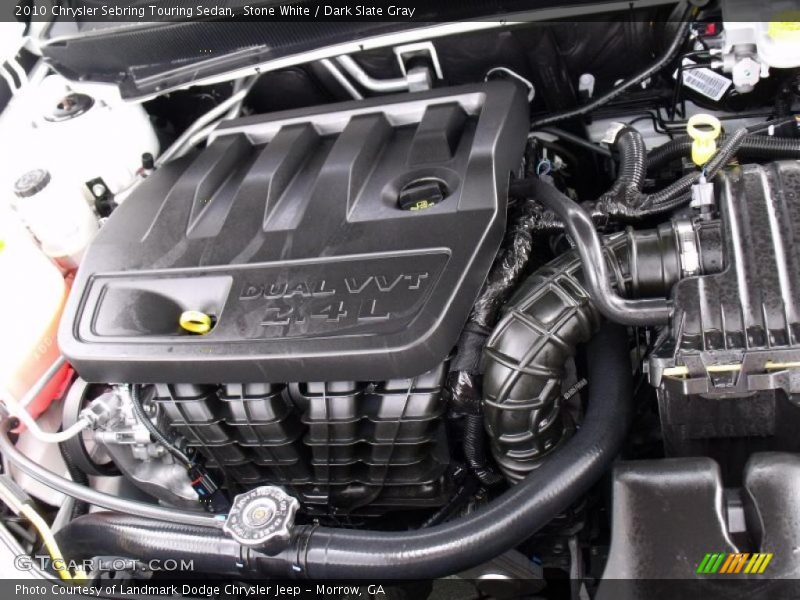 Stone White / Dark Slate Gray 2010 Chrysler Sebring Touring Sedan