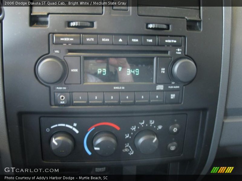 Bright White / Medium Slate Gray 2006 Dodge Dakota ST Quad Cab