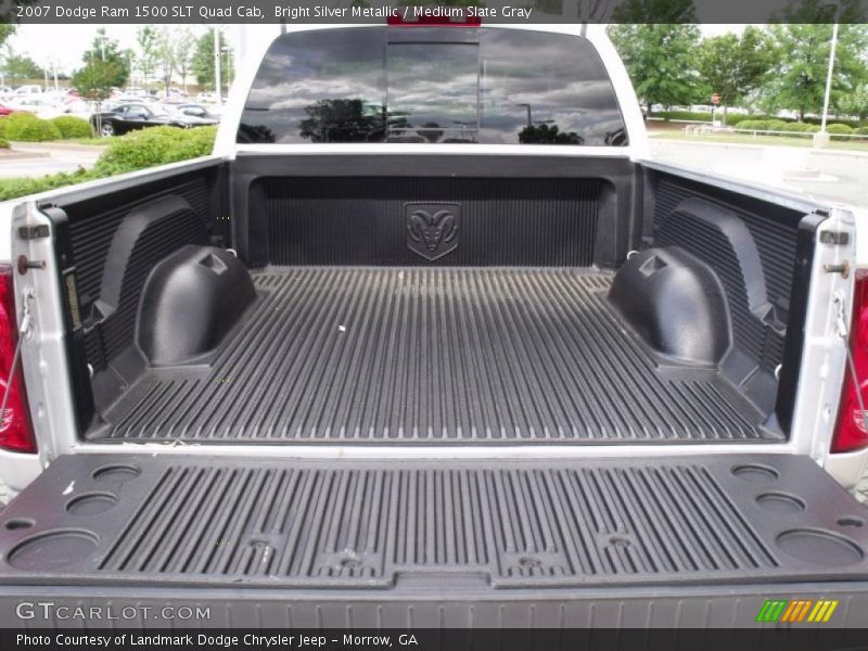 Bright Silver Metallic / Medium Slate Gray 2007 Dodge Ram 1500 SLT Quad Cab