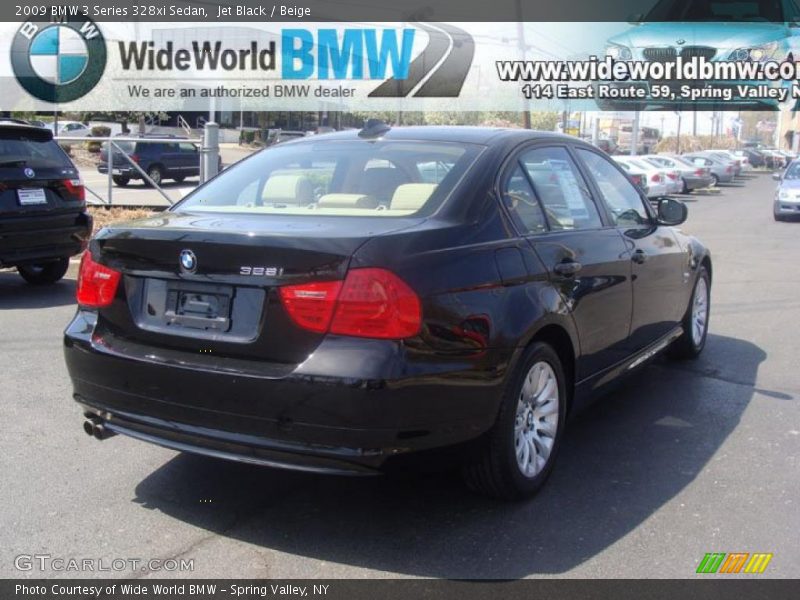 Jet Black / Beige 2009 BMW 3 Series 328xi Sedan
