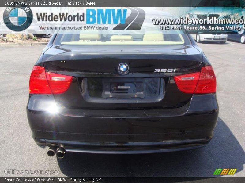Jet Black / Beige 2009 BMW 3 Series 328xi Sedan