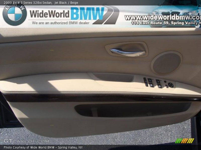 Jet Black / Beige 2009 BMW 3 Series 328xi Sedan