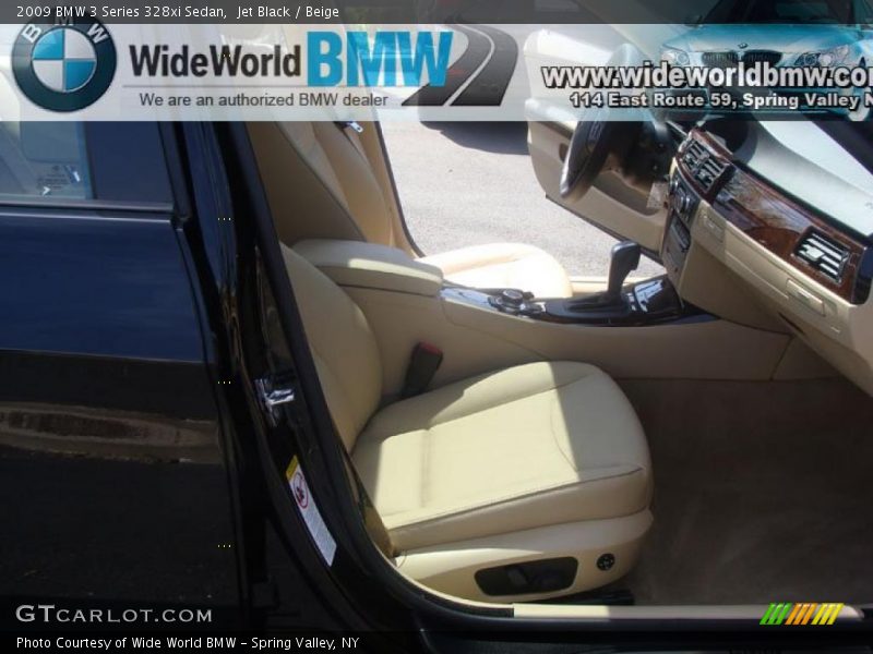 Jet Black / Beige 2009 BMW 3 Series 328xi Sedan