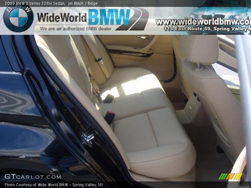Jet Black / Beige 2009 BMW 3 Series 328xi Sedan