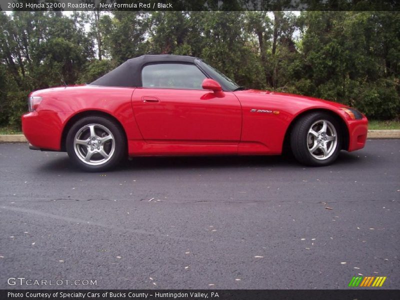 New Formula Red / Black 2003 Honda S2000 Roadster