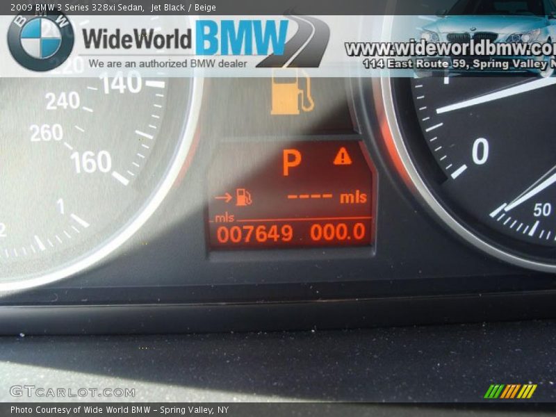Jet Black / Beige 2009 BMW 3 Series 328xi Sedan