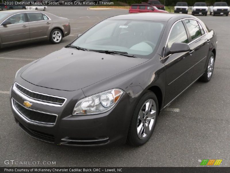 Taupe Gray Metallic / Titanium 2010 Chevrolet Malibu LT Sedan