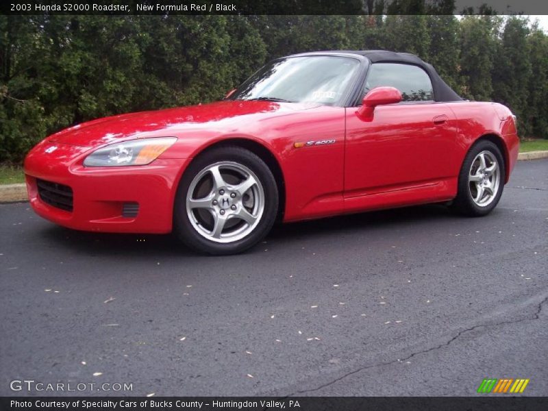New Formula Red / Black 2003 Honda S2000 Roadster