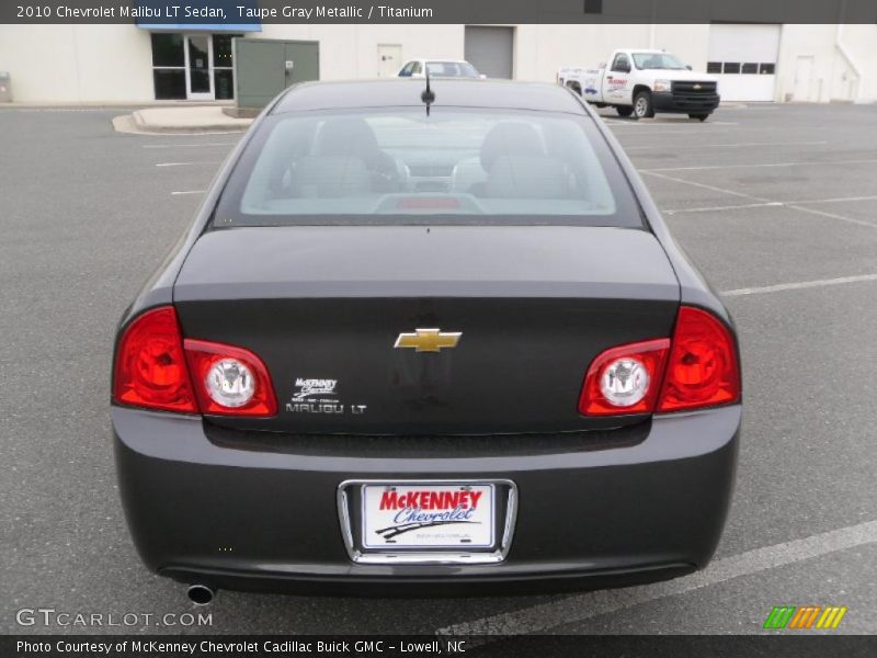 Taupe Gray Metallic / Titanium 2010 Chevrolet Malibu LT Sedan