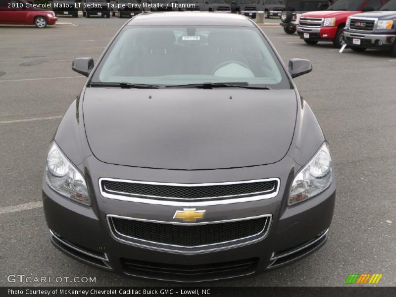 Taupe Gray Metallic / Titanium 2010 Chevrolet Malibu LT Sedan