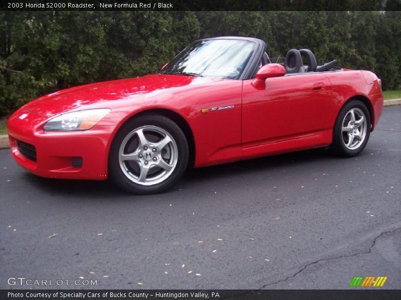 New Formula Red / Black 2003 Honda S2000 Roadster