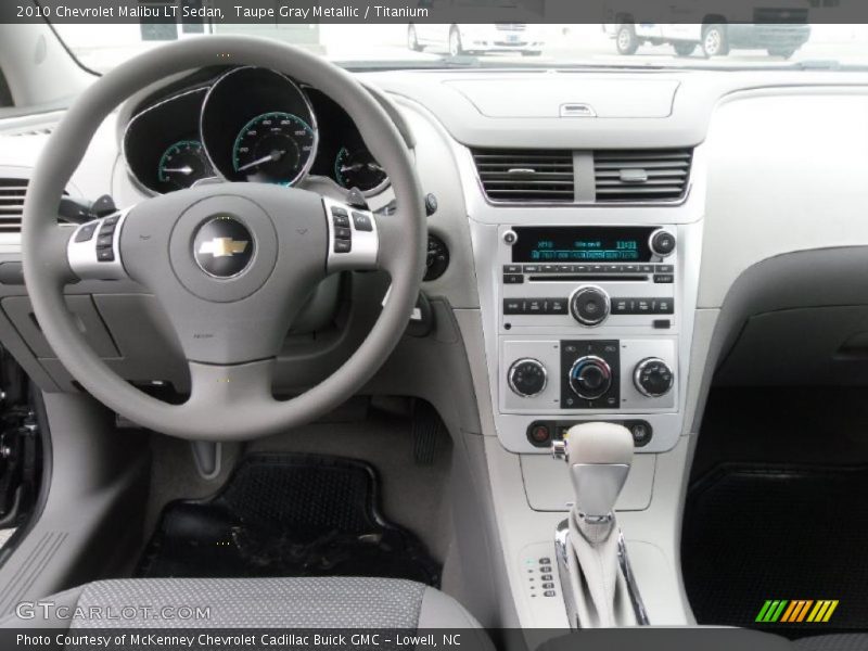 Taupe Gray Metallic / Titanium 2010 Chevrolet Malibu LT Sedan