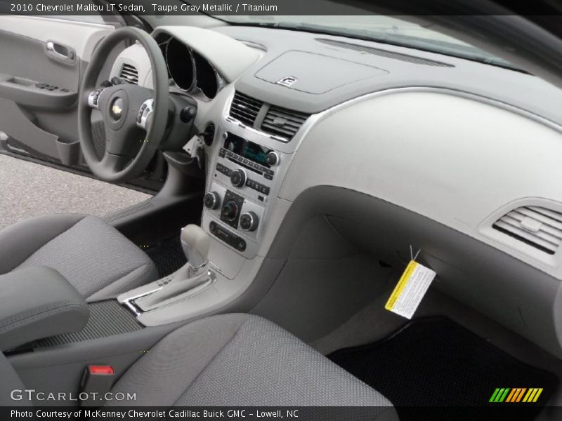 Taupe Gray Metallic / Titanium 2010 Chevrolet Malibu LT Sedan