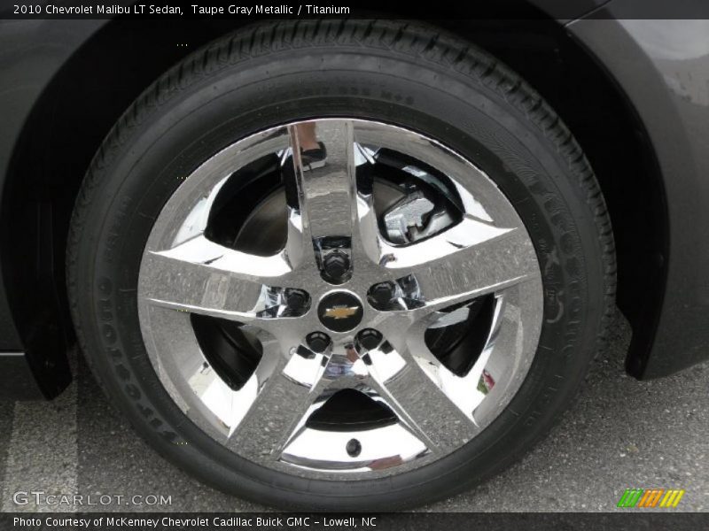 Taupe Gray Metallic / Titanium 2010 Chevrolet Malibu LT Sedan