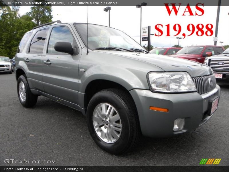 Light Tundra Metallic / Pebble 2007 Mercury Mariner Premier 4WD