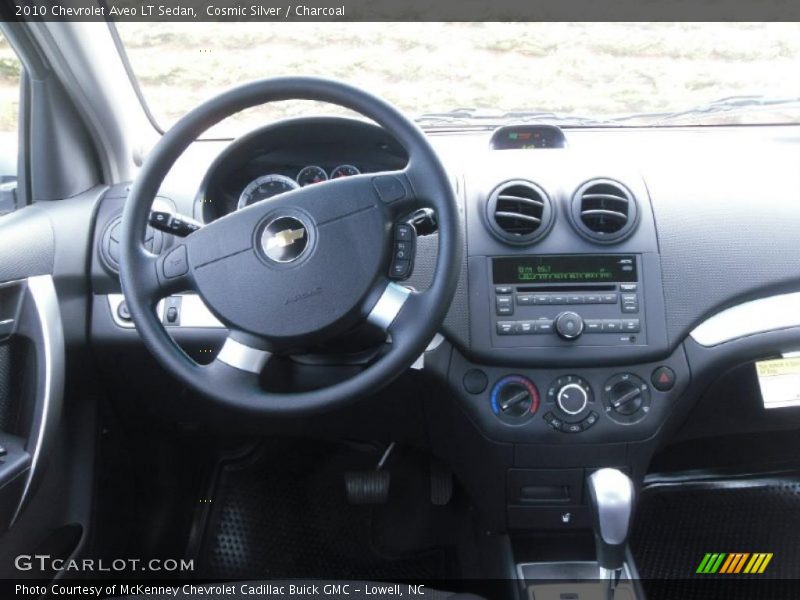 Cosmic Silver / Charcoal 2010 Chevrolet Aveo LT Sedan