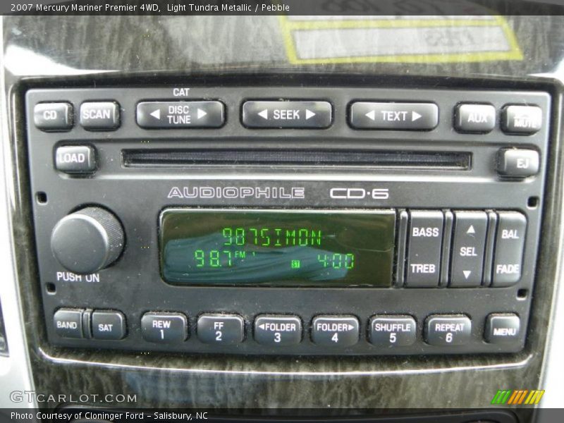 Light Tundra Metallic / Pebble 2007 Mercury Mariner Premier 4WD