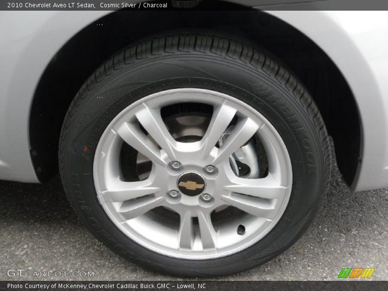 Cosmic Silver / Charcoal 2010 Chevrolet Aveo LT Sedan