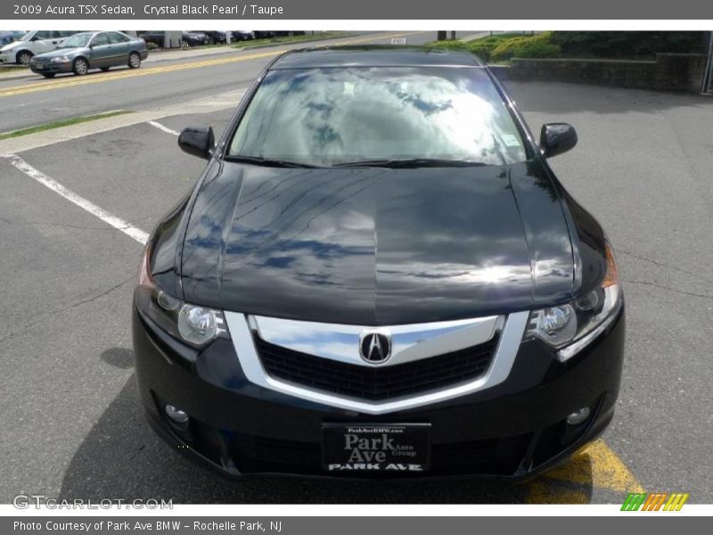 Crystal Black Pearl / Taupe 2009 Acura TSX Sedan