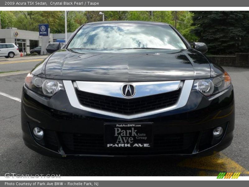 Crystal Black Pearl / Taupe 2009 Acura TSX Sedan