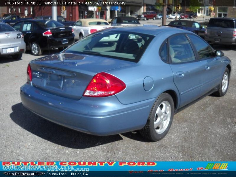 Windveil Blue Metallic / Medium/Dark Flint Grey 2006 Ford Taurus SE