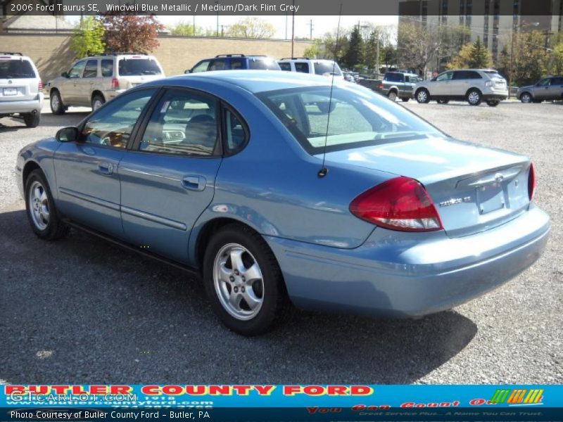 Windveil Blue Metallic / Medium/Dark Flint Grey 2006 Ford Taurus SE