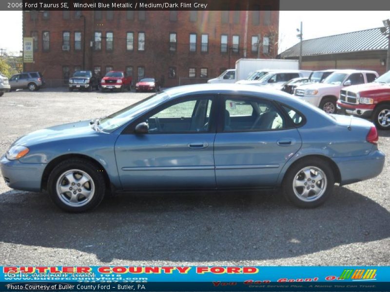 Windveil Blue Metallic / Medium/Dark Flint Grey 2006 Ford Taurus SE
