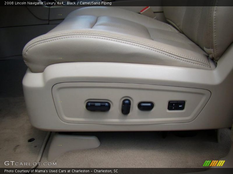 Black / Camel/Sand Piping 2008 Lincoln Navigator Luxury 4x4