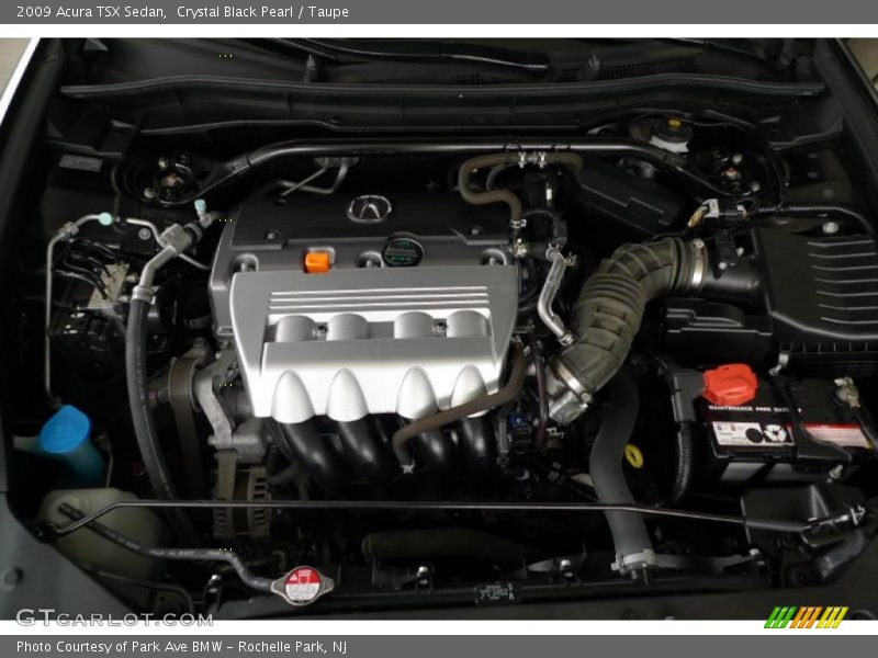 Crystal Black Pearl / Taupe 2009 Acura TSX Sedan