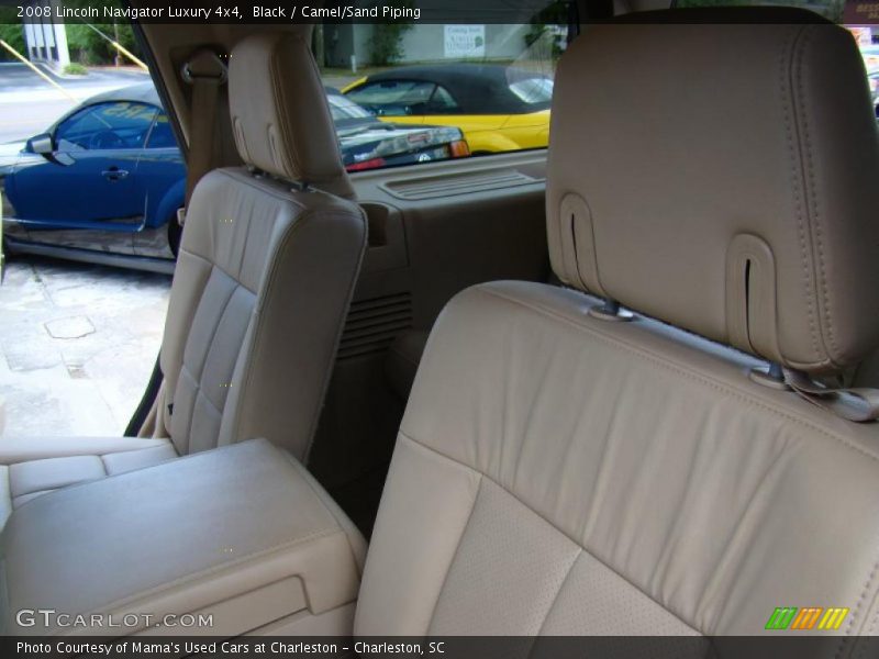Black / Camel/Sand Piping 2008 Lincoln Navigator Luxury 4x4