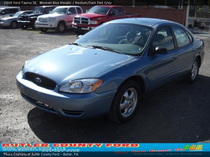 Windveil Blue Metallic / Medium/Dark Flint Grey 2006 Ford Taurus SE