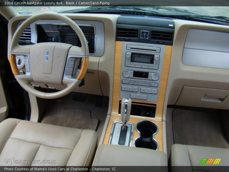Black / Camel/Sand Piping 2008 Lincoln Navigator Luxury 4x4