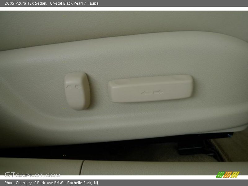 Crystal Black Pearl / Taupe 2009 Acura TSX Sedan