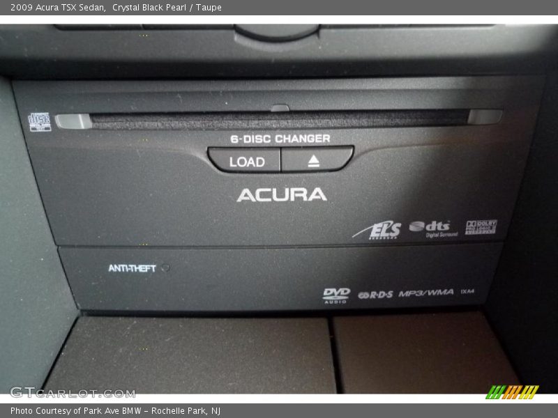 Crystal Black Pearl / Taupe 2009 Acura TSX Sedan