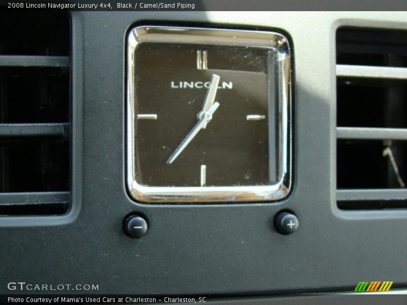 Black / Camel/Sand Piping 2008 Lincoln Navigator Luxury 4x4