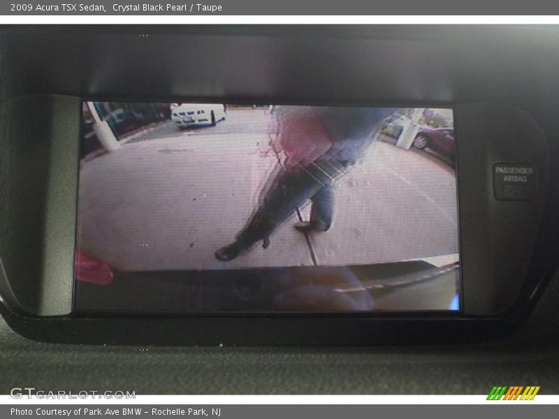 Crystal Black Pearl / Taupe 2009 Acura TSX Sedan
