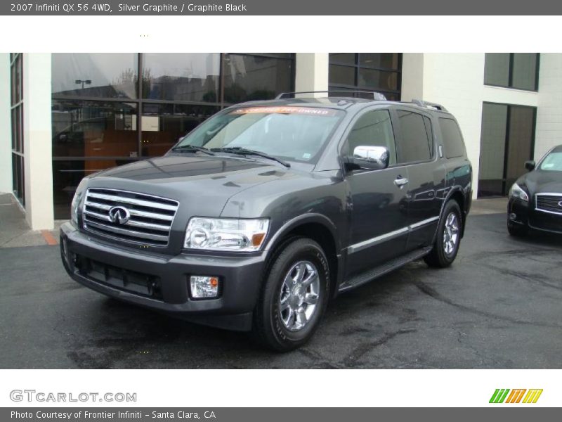 Silver Graphite / Graphite Black 2007 Infiniti QX 56 4WD