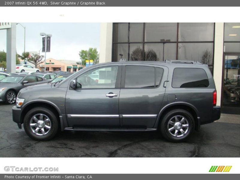 Silver Graphite / Graphite Black 2007 Infiniti QX 56 4WD