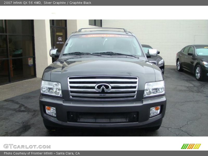 Silver Graphite / Graphite Black 2007 Infiniti QX 56 4WD