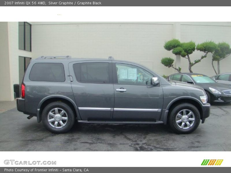 Silver Graphite / Graphite Black 2007 Infiniti QX 56 4WD