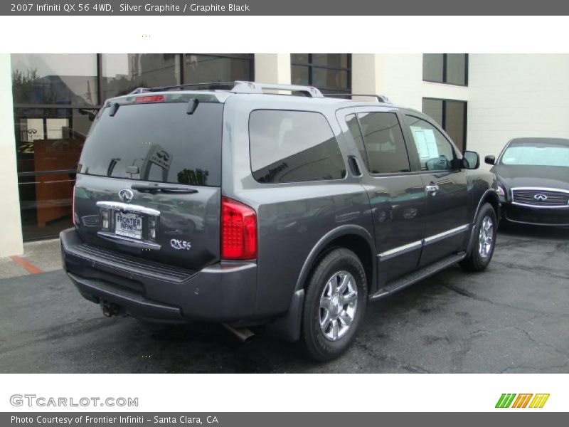Silver Graphite / Graphite Black 2007 Infiniti QX 56 4WD