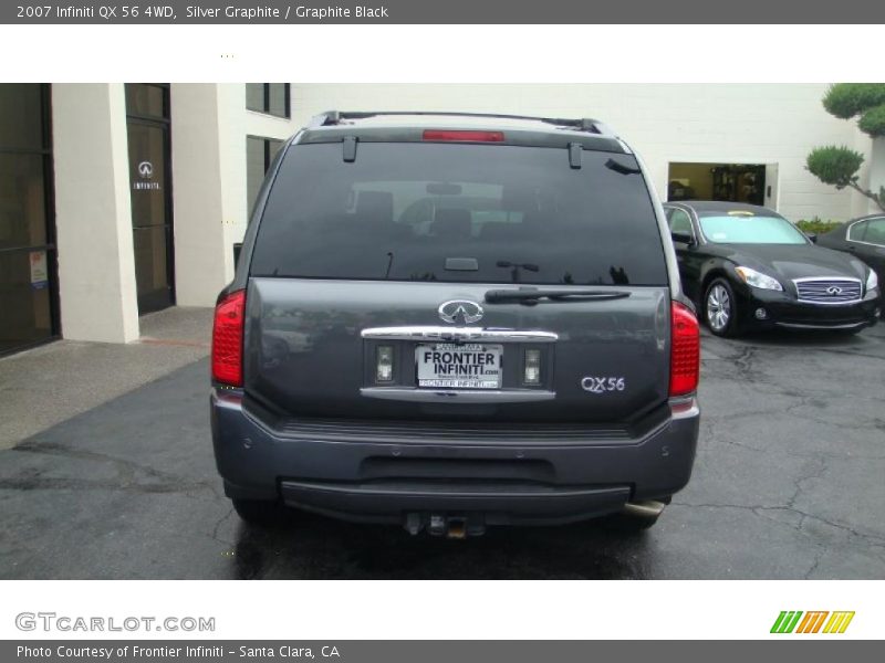 Silver Graphite / Graphite Black 2007 Infiniti QX 56 4WD