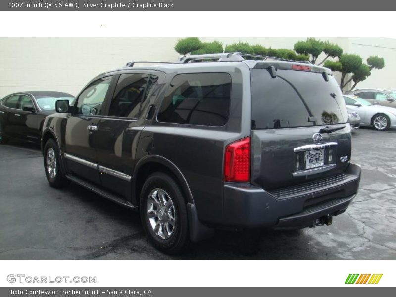 Silver Graphite / Graphite Black 2007 Infiniti QX 56 4WD